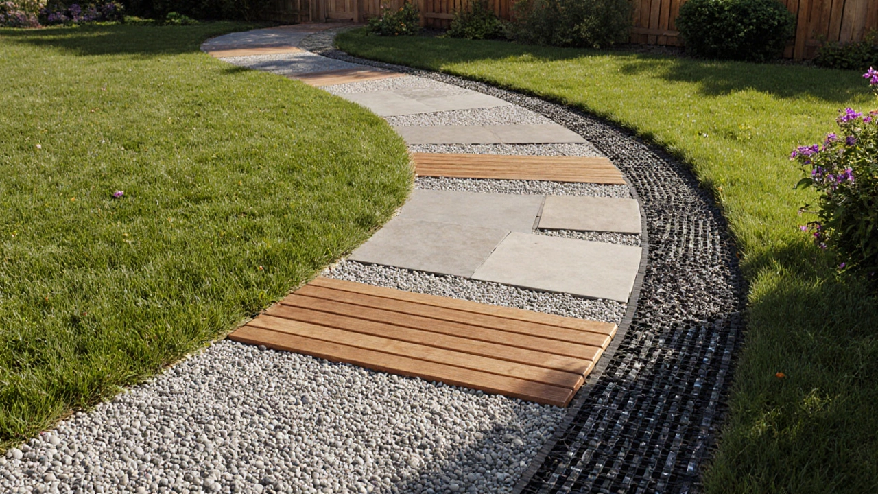 Альтернативы тротуарной плитке: идеи для садовых дорожек