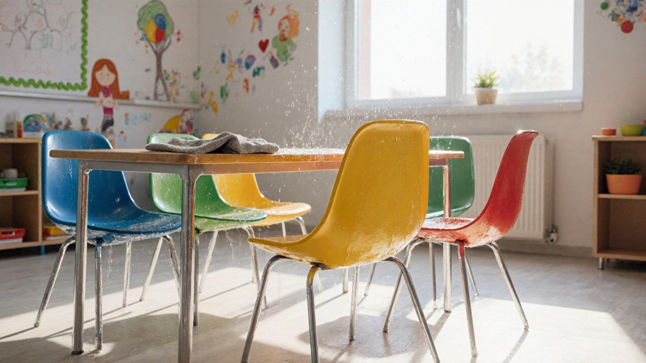 Кто моет стулья в детском саду? Как выбрать мебель, которая легко чистится