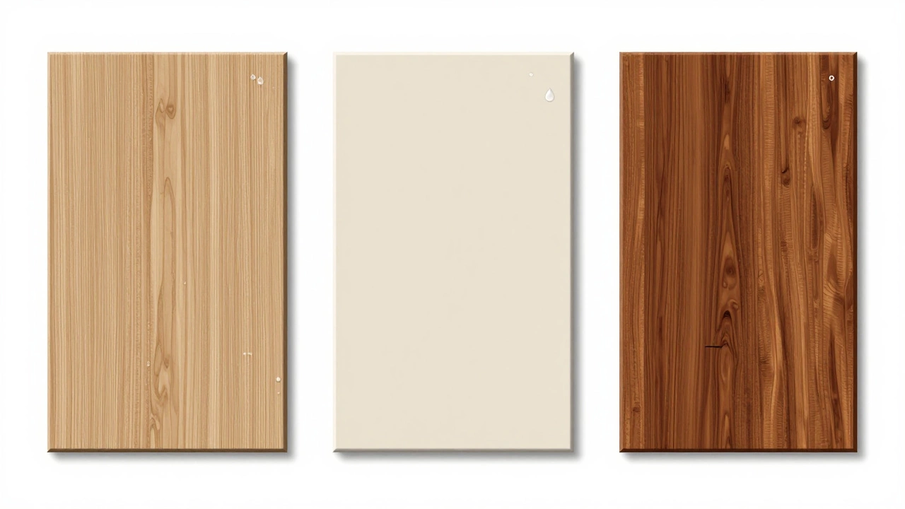 Три типа террасной доски: композитная, ПВХ и экзотическая древесина, сравнение влагостойкости.