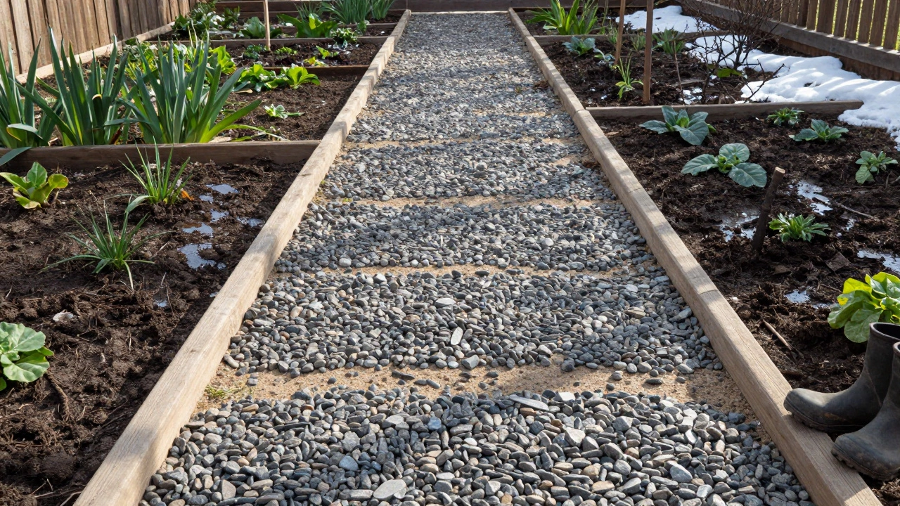 Чем застелить дорожки в огороде: лучшие материалы и советы по укладке