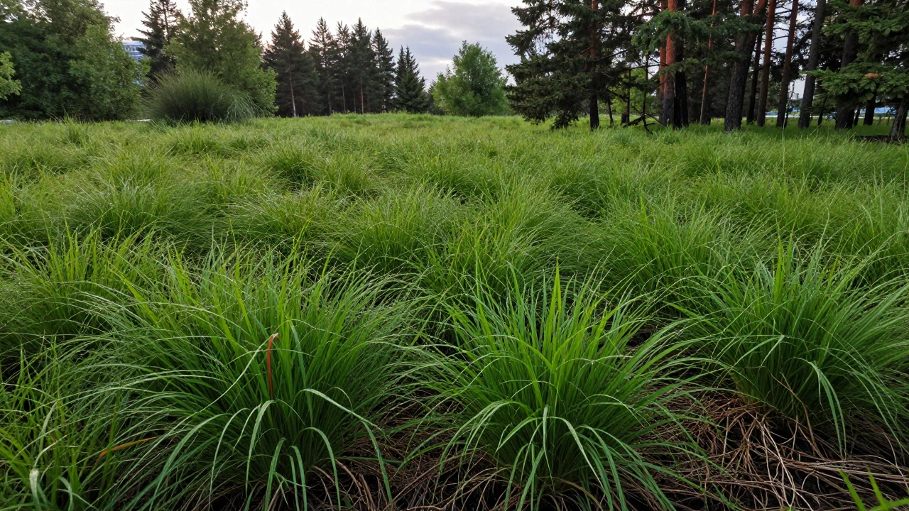 Какая газонная трава лучше всего вытесняет сорняки?