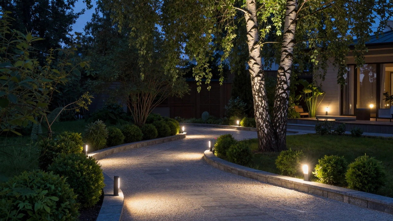 Какое освещение модно в 2024: тренды садового света